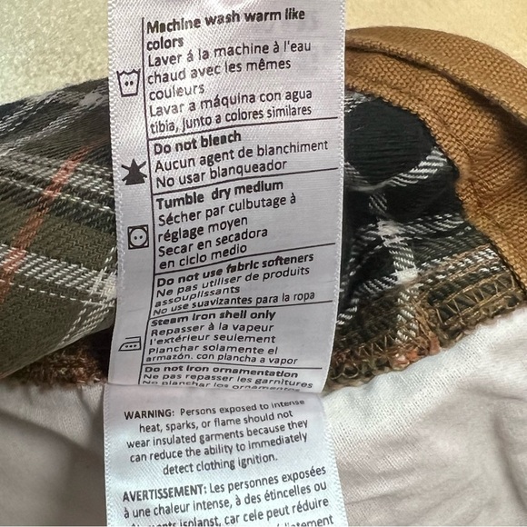 Carhartt Loose Fit Washed Duck Flannel-lined Utility Work Pant Size 40 x 32 - Picture 8 of 12